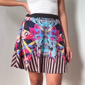 Multicolores mini A-Line skirt